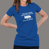 I'm a Cat Person Women's T-shirt india