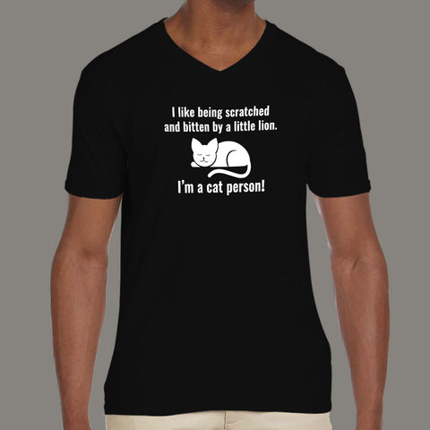 I'm a Cat Person Men's v neck T-shirt online