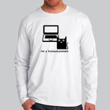 I'm a Purrgrammer Full Sleeve For Men Online India