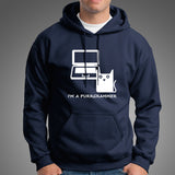 I'm a Purrgrammer Hoodie For Men India