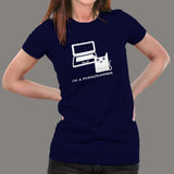 I'm a Purrgrammer T-Shirt For Women India