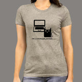 I'm a Purrgrammer Women's Tee - Code & Cats Combo