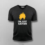I'm Just Saiyan Anime T-shirt For Men