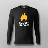 I'm Just Saiyan Anime T-shirt For Men