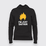 I'm Just Saiyan Anime T-Shirt For Women