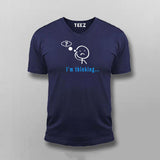 I'm Thinking Funny Coder Quotes T-shirt For Men