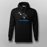 I'm Thinking Funny Coder Quotes Hoodie For Men Online India