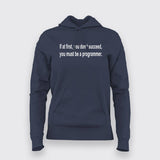 If At First,You Don't Succeed, You Must Be a Programmer T-Shirt For Women