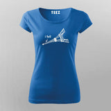 I Fell, Collapsed funny Eiffel Tower T-Shirt For Women