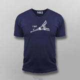 I Fell, Collapsed funny Eiffel Tower T-shirt For Men
