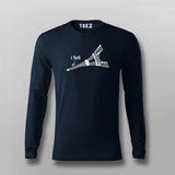I Fell, Collapsed funny Eiffel Tower T-shirt For Men