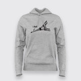 I Fell, Collapsed funny Eiffel Tower T-Shirt For Women