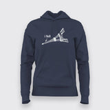 I Fell, Collapsed funny Eiffel Tower T-Shirt For Women
