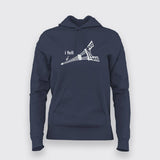 I Fell, Collapsed funny Eiffel Tower Hoodies For Women