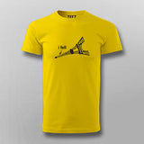 I Fell, Collapsed funny Eiffel Tower T-shirt For Men Online India