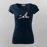 I Fell, Collapsed funny Eiffel Tower T-Shirt For Women Online Teez
