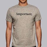 Programming Humor !important Men's Programming T-shirt