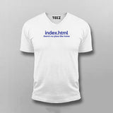 index.html T-shirt For Men