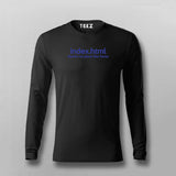 index.html T-shirt For Men