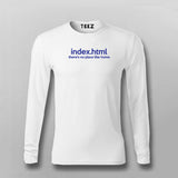 index.html Full Sleeeve T-shirt For Men Online India