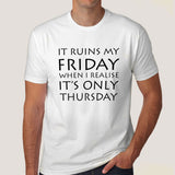 funny office friday tshirt india