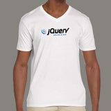jQuery V Neck T-Shirt For Men Online India