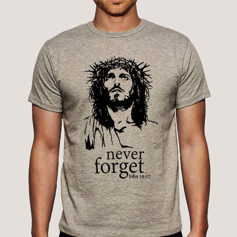 Buy Jesus Crown of Thorns Men's T-shirt  At Just Rs 349 On Sale! Online India