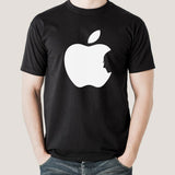 Steve Jobs in Apple Logo - Men's T-shirt
