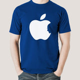 Steve Jobs in Apple Logo - Men's T-shirt