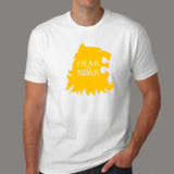 Hear Me Roar GOT House Lannister T-Shirt For Men india