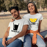 Tequila And Lime Couple Matching T-Shirts India