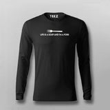 Life Is A Soup And I'm A Fork Funny Full Sleeve T-shirt For Men Online India 