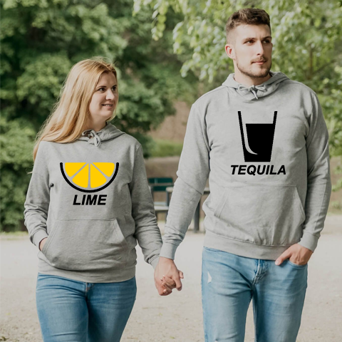 Limeon And Tequila Couple Hoodies Online India