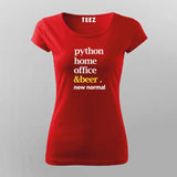 linux & beer Programming T-Shirt For Women