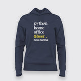 linux & beer Programming Hoodies For Women Online India