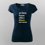 linux & beer Programming T-shirt For Women Online Teez