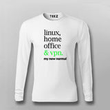 linux & vpn Programming Full Sleeve T-shirt For Men Online Teez