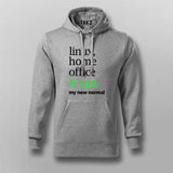 linux & vpn Programming Hoodies For Men