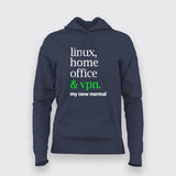 linux & vpn Programming Hoodies For Women Online India