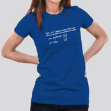 Awesome Things- Python & Me - Programming T-shirt India for Women