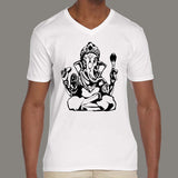 Lord Ganesha Men's v neck T-shirt online india