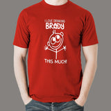 I Love Drinking Brandy This Much T-Shirt For Men