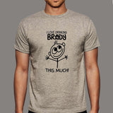 I Love Drinking Brandy This Much T-Shirt For Men Online India