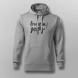 Love You Zindagi Hindi Hoodies For Men