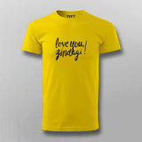 Love You Zindagi Hindi T-shirt For Men Online India