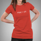 Mac > PC Women's T-shirt