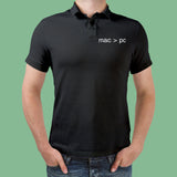 Mac > Pc Polo T-Shirt For Men Online India