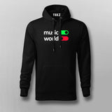 Music On, World Off - Escape with This Hoodie