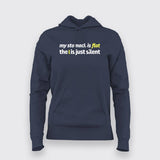 My Stomach Is Flat Funny Hoodies For Women Online India