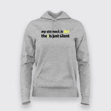 My Stomach Is Flat Funny Hoodies For Women